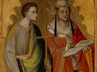 GG 4  GG 4, Bicci di Lorenzo (1373-1452), Hl. Gregor und Hl. Philippus, um 1435, Holz, 110 x 58 cm